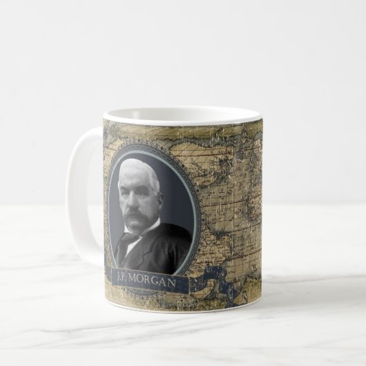 J.P. Historische Tasse Morgans (Vorderseite Links)
