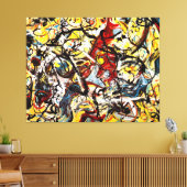 J. P. - Komposition mit Pouring I - 1943 - Leinwanddruck (Insitu (Wohnzimmer))