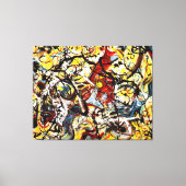 J. P. - Komposition mit Pouring I - 1943 - Leinwanddruck (Vorderseite)