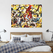 J. P. - Komposition mit Pouring I - 1943 - Leinwanddruck (Insitu (Schlafzimmer))