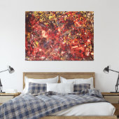 J. P. - MALINING A - 1950 - Abstrakter Expressioni Leinwanddruck (Insitu (Schlafzimmer))