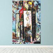 J. P. - MÄNNER UND FRAUEN - 1942-1943 - Abstrakt - Leinwanddruck (Insitu (Holzboden))