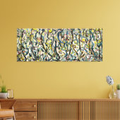 J. P. - MURAL - 1943 - Abstract Expressionism - Leinwanddruck (Insitu (Wohnzimmer))