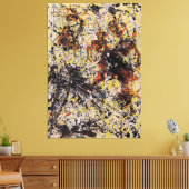 J. P. - Nr. 12 - 1949 - Aktionsgemälde - Leinwanddruck (Insitu (Wohnzimmer))