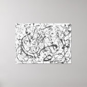 J. P. - Nr. 14 GRAU - 1948 - Action Painting - Leinwanddruck (Vorderseite)