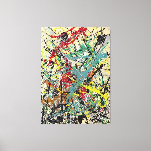 J. P. - Nr. 16 - 1949 - Aktionsgemälde - Leinwanddruck (Vorderseite)