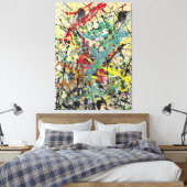 J. P. - Nr. 16 - 1949 - Aktionsgemälde - Leinwanddruck (Insitu (Schlafzimmer))