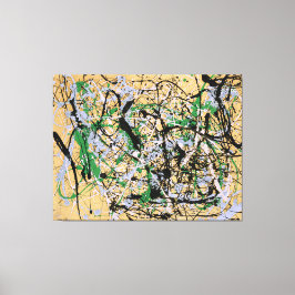 J. P. - Nr. 17 - 1949 - Aktionsgemälde - Leinwanddruck