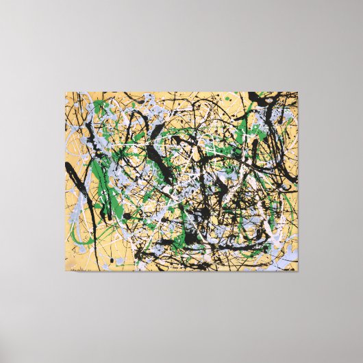 J. P. - Nr. 17 - 1949 - Aktionsgemälde - Leinwanddruck (Vorderseite)