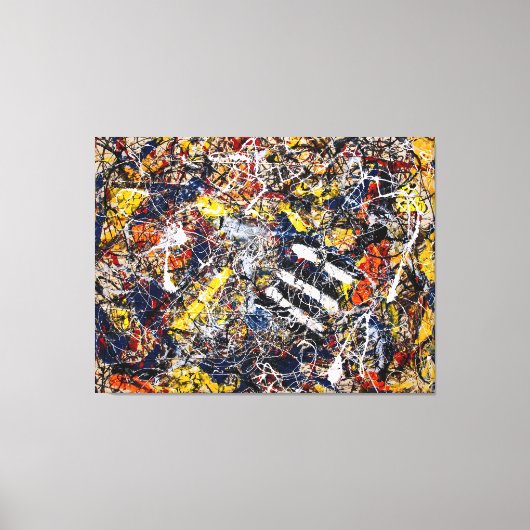 J. P. - Nr. 17A - 1948 - Action painting - Leinwanddruck (Vorderseite)