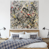 J. P. - Nr. 18 - 1950 - Aktionsgemälde - Leinwanddruck (Insitu (Schlafzimmer))