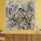 J. P. - Nr. 18 - 1950 - Aktionsgemälde - Leinwanddruck (Insitu (Wohnzimmer))