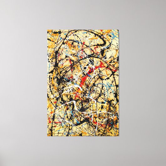 J. P. - Nr. 20 - 1949 - Aktionsgemälde - Leinwanddruck (Vorderseite)