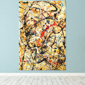 J. P. - Nr. 20 - 1949 - Aktionsgemälde - Leinwanddruck (Insitu (Holzboden))