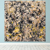 J. P. - Nr. 20 - 1950 - Aktionsgemälde - Leinwanddruck (Insitu (Holzboden))