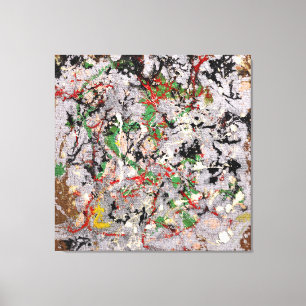 J. P. - Nr. 21 - 1950 - Aktionsgemälde - Leinwanddruck