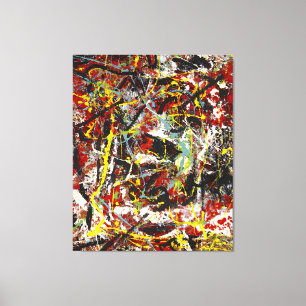 J. P. - Nr. 22 - 1949 - Aktionsgemälde - Leinwanddruck