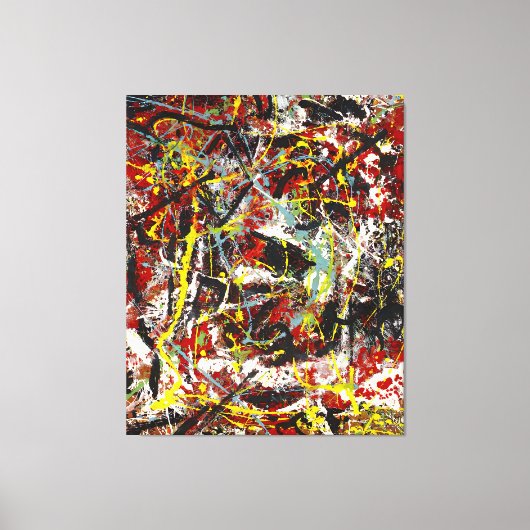 J. P. - Nr. 22 - 1949 - Aktionsgemälde - Leinwanddruck (Vorderseite)