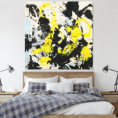 J. P. - Nr. 22 - 1950 - Aktionsgemälde - Leinwanddruck (Insitu (Schlafzimmer))