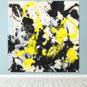 J. P. - Nr. 22 - 1950 - Aktionsgemälde - Leinwanddruck (Insitu (Holzboden))