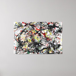 J. P. - Nr. 34 - 1949 - Aktionsgemälde - Leinwanddruck