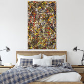 J. P. - Nr. 5 - 1948 - Action painting - Leinwanddruck (Insitu (Schlafzimmer))