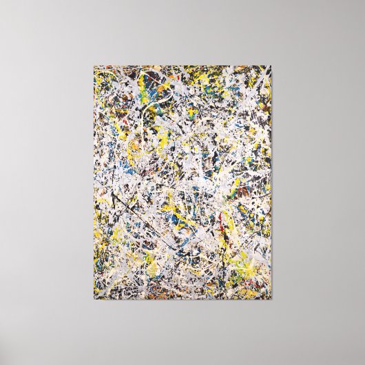 J. P. - Nr. 9 - 1949 - Action painting - Leinwanddruck (Vorderseite)