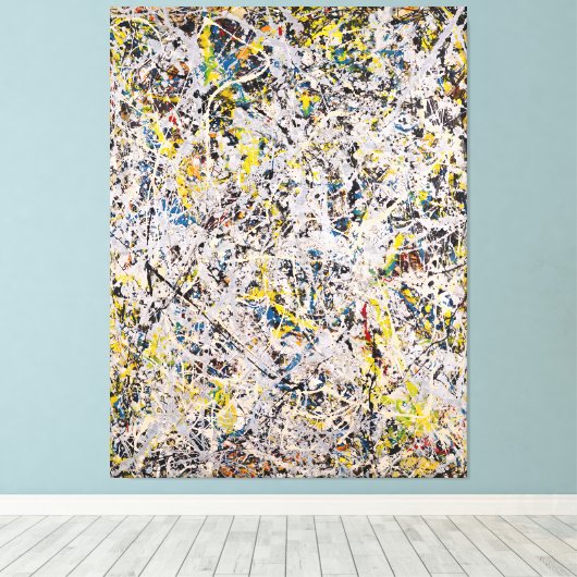 J. P. - Nr. 9 - 1949 - Action painting - Leinwanddruck (Insitu (Holzboden))