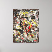 J. P. - NUMBER 4 - 1950 - Action painting - Leinwanddruck (Vorderseite)