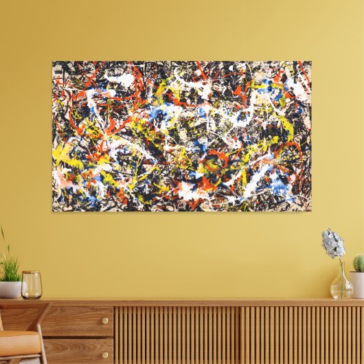 J. P. - Nummer 10 (Konvergenz) - 1952 - Leinwanddruck (Insitu (Wohnzimmer))