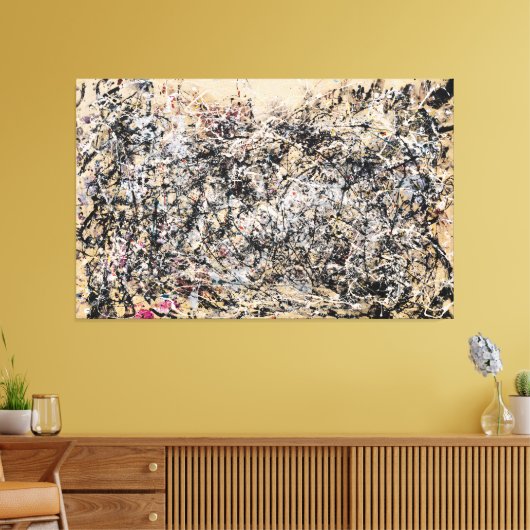 J. P. - Nummer 1A - 1948 - Action painting - Leinwanddruck (Insitu (Wohnzimmer))