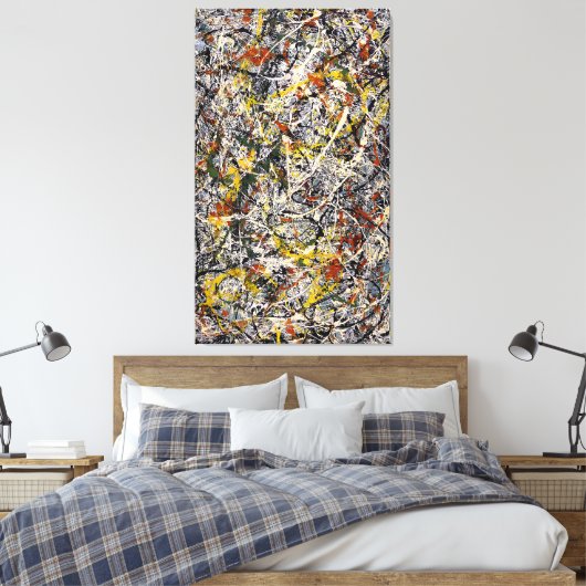 J. P. - Nummer 3 TIGER - 1949 - Action painting Leinwanddruck (Insitu (Schlafzimmer))