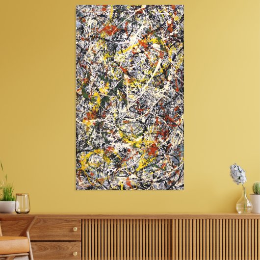 J. P. - Nummer 3 TIGER - 1949 - Action painting Leinwanddruck (Insitu (Wohnzimmer))