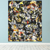 J. P. - Nummer 4 - 1951 - Aktionsgemälde - Leinwanddruck (Insitu (Holzboden))