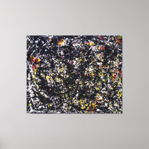 J. P. - Nummer 6 - 1949 - Action Painting - Leinwanddruck