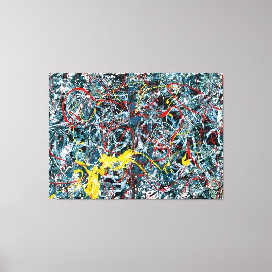 J. P. - Nummer 6 - Blau, Rot und Gelb - 1948— Leinwanddruck (Vorderseite)