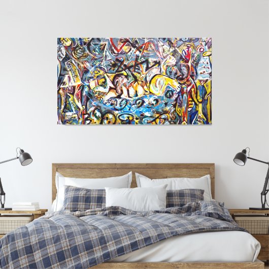 J. P. - Pasiphaë - 1943 - Abstrakter Expressionism Leinwanddruck (Insitu (Schlafzimmer))