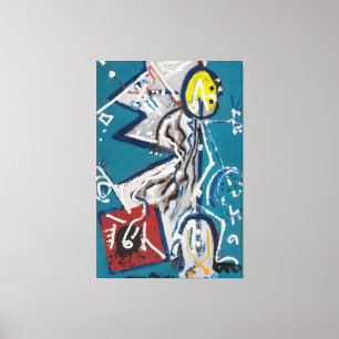 J. P. - RICHTUNG - 1945 - Abstrakter Expressionism Leinwanddruck