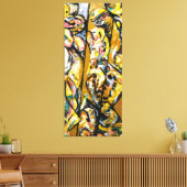 J. P. - RITUAL - 1953 - Abstrakter Expressionismus Leinwanddruck (Insitu (Wohnzimmer))