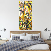 J. P. - RITUAL - 1953 - Abstrakter Expressionismus Leinwanddruck (Insitu (Schlafzimmer))