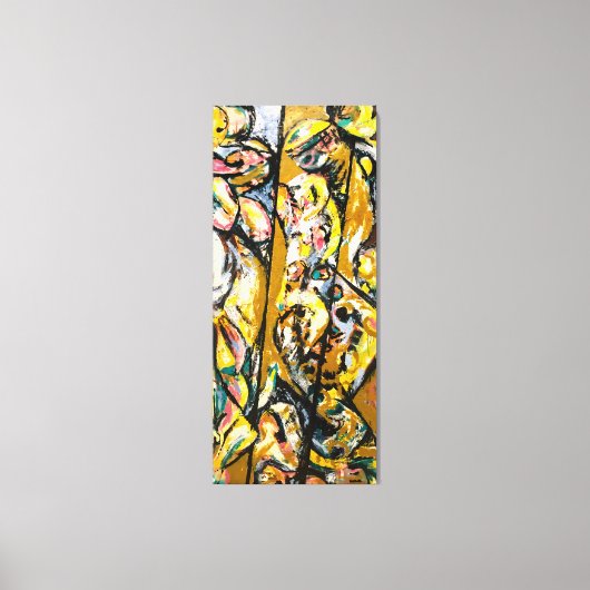 J. P. - RITUAL - 1953 - Abstrakter Expressionismus Leinwanddruck (Vorderseite)