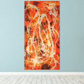 J. P. - ROTE VERTIKALE ZUSAMMENSETZUNG 5 - 1950 - LEINWANDDRUCK (Insitu (Holzboden))