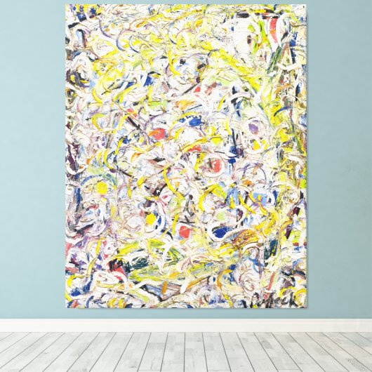 J. P. - SCHIMMERIERENDE SUBSTANZ - 1946 - LEINWANDDRUCK (Insitu (Holzboden))