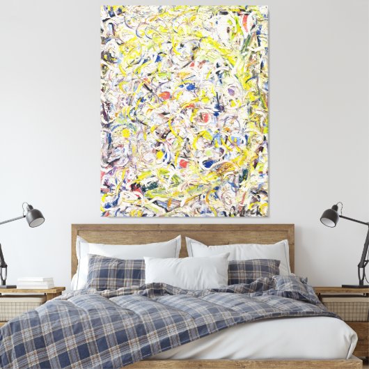 J. P. - SCHIMMERIERENDE SUBSTANZ - 1946 - LEINWANDDRUCK (Insitu (Schlafzimmer))