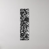 J. P. - SCHWARZE UND WEISSE ZEICHNUNG - c. 1952- Leinwanddruck (Vorderseite)