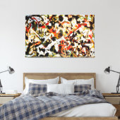 J. P. - SUARCH - 1955 - Abstrakter Expressionismus Leinwanddruck (Insitu (Schlafzimmer))