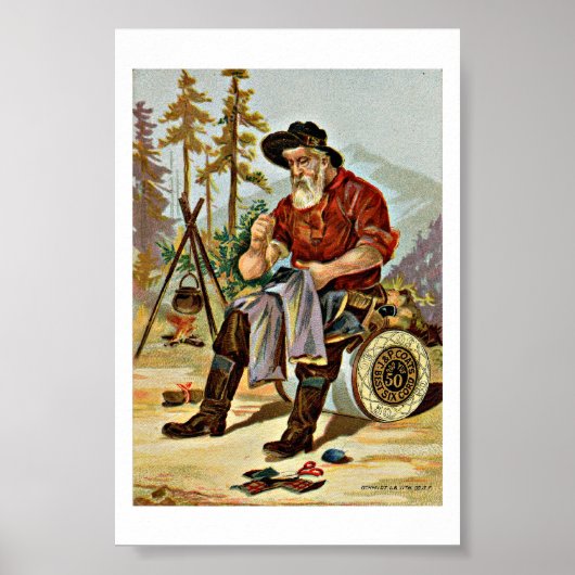 J & P Thread Antique Ad Poster (Vorne)