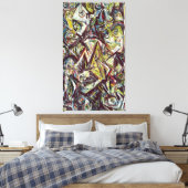 J. P. - TROUBLED QUEEN - 1945 - Abstrakt - Leinwanddruck (Insitu (Schlafzimmer))