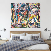J. P. - UMSTÄNDE - 1946 - Abstrakt - Leinwanddruck (Insitu (Schlafzimmer))