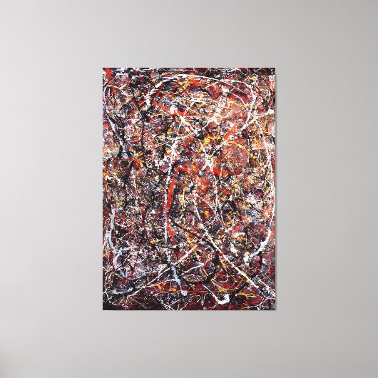 J. P. - UNTITLED - 1948 - Abstrakter Expressionism Leinwanddruck (Vorderseite)